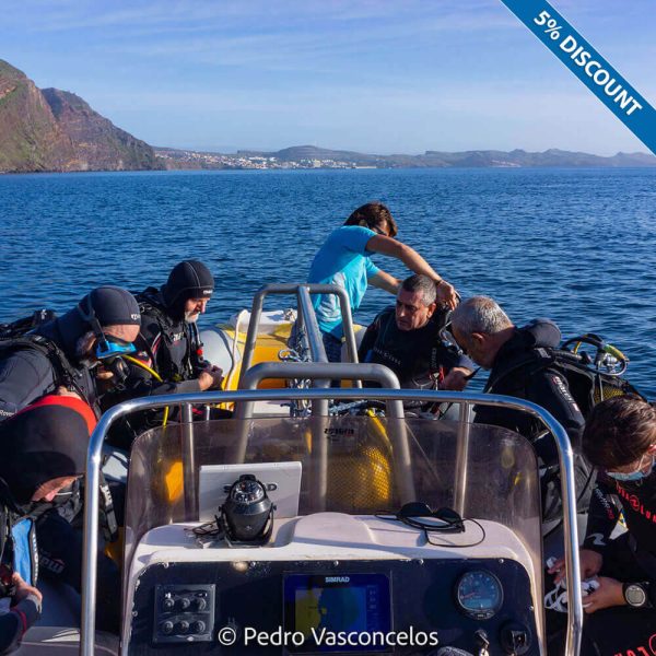 Pack 5 Dives on Madeira Island